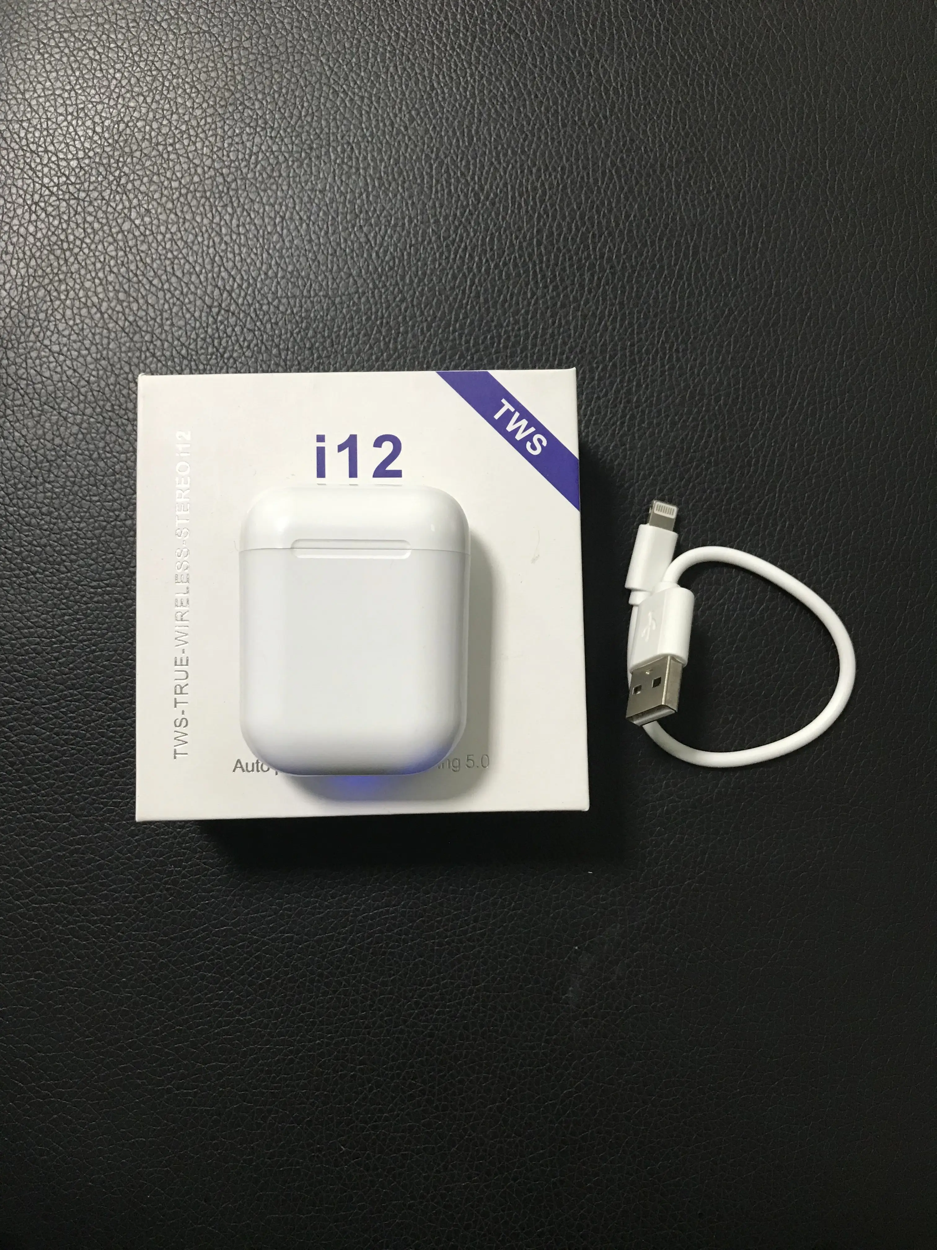 

i12 TWS Bluetooth 5.0 Headset Sports Sweatproof True Wireless Touch Earbuds call Earphones