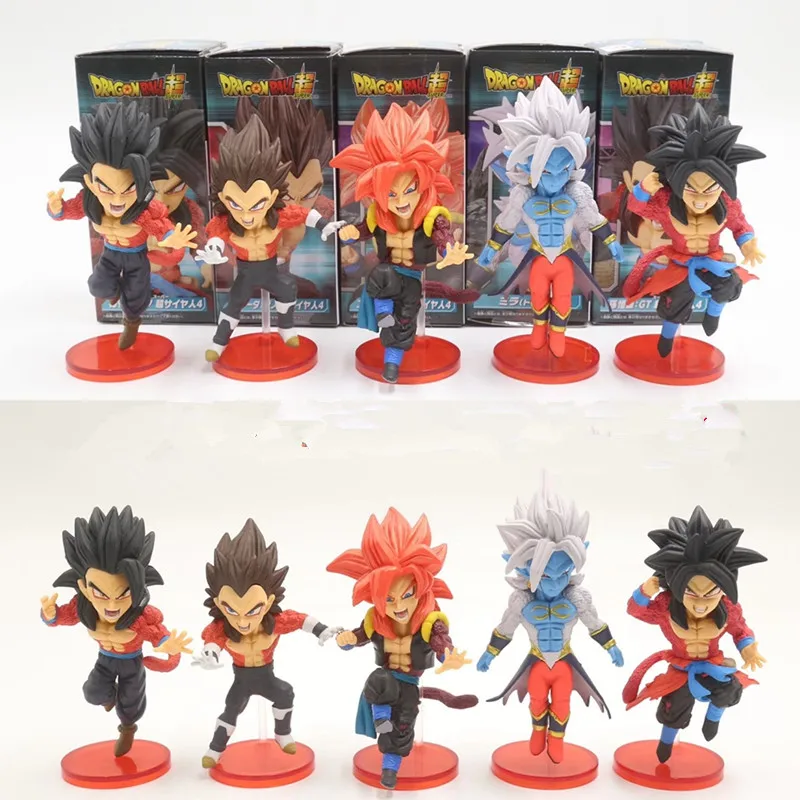 5 шт./компл. Dragon ball Z WCF 54 поколения Broli Vegeta Son Gohan ПВХ фигурка Коллекционная модель детские игрушки