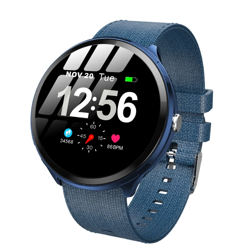 Men'S Smart Watch Waterproof Toughened Glass Smart Band Fashion Fitness Blood Oxygen Pk V12 Bracelet