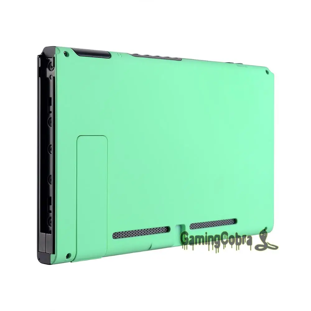 

Soft Touch Grip Mint Green Console Back Plate DIY Replacement Housing Shell Case for Nintendo Switch Console w/ Kickstand ZP308