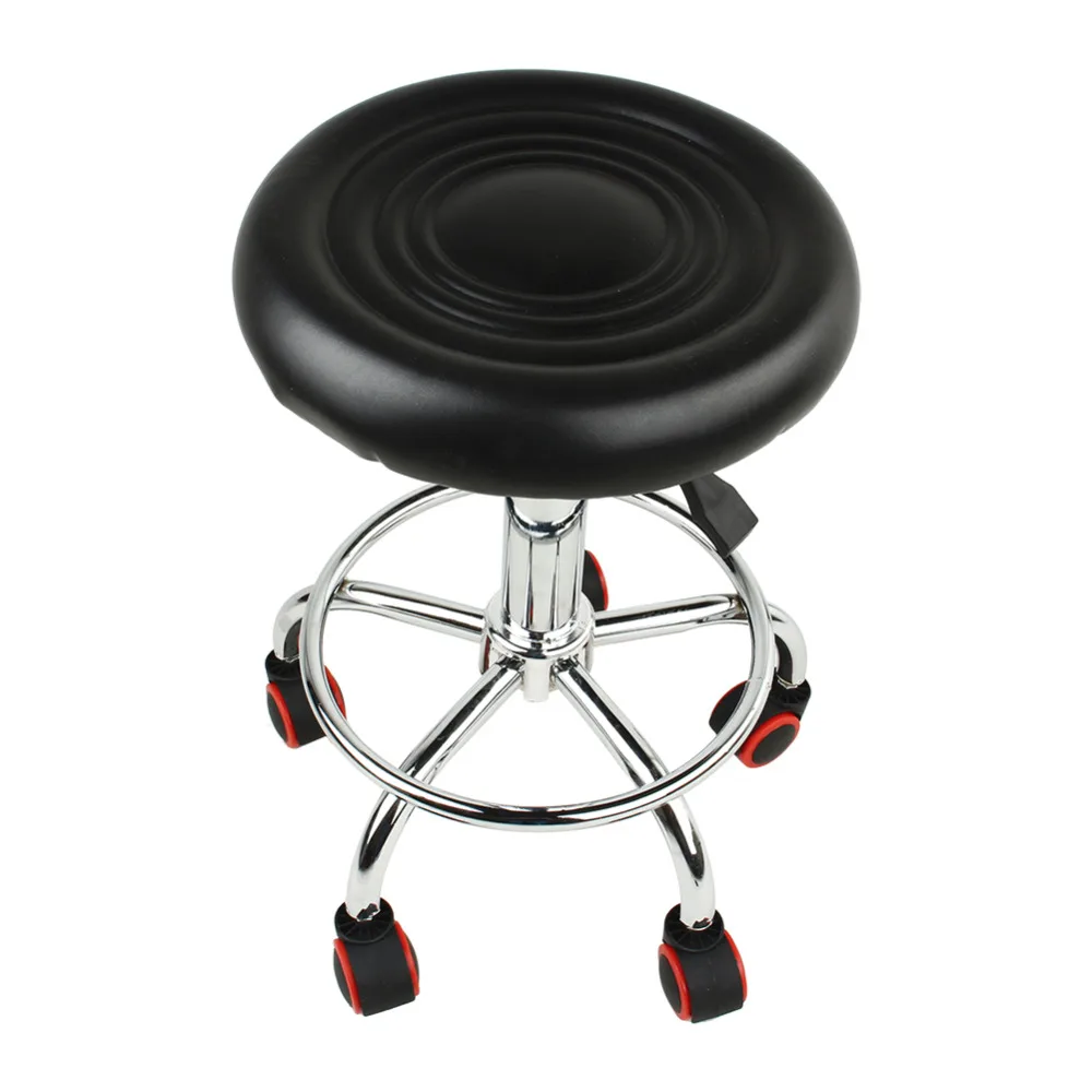 Height Adjustable Chair Salon Rolling Swivel Stool Tattoo Facial Massage Spa Swivel Chair