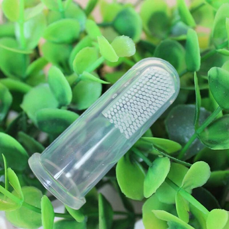 Baby Kids Silicone Finger Toothbrush Gum Brush Infant Deciduous Tooth Brush With Clear Massage Escova De Dente Infantil