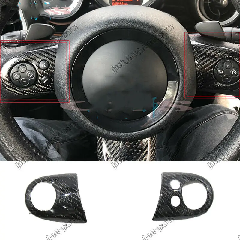 

Real Carbon Fiber Steering Wheel Cover Set for Mini Cooper S R55 R56 R57 2007 2008 2009 2010 2012 2013