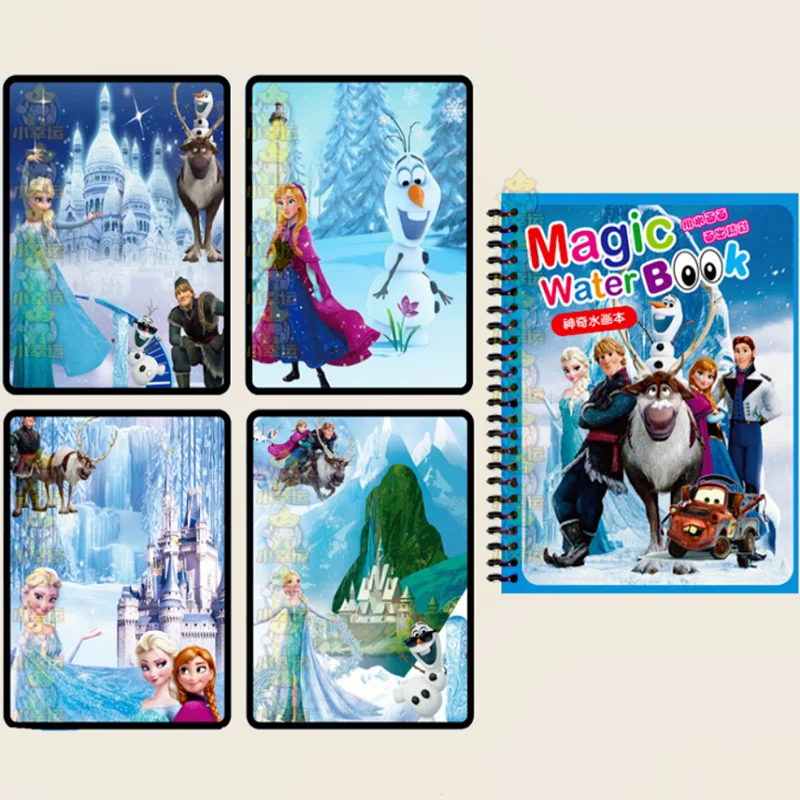 

14 Kinds of Magic Water Drawing Book Coloring Book Doodle & Magic Pen Painting Drawing Board For Kids Toys Birthday Gift