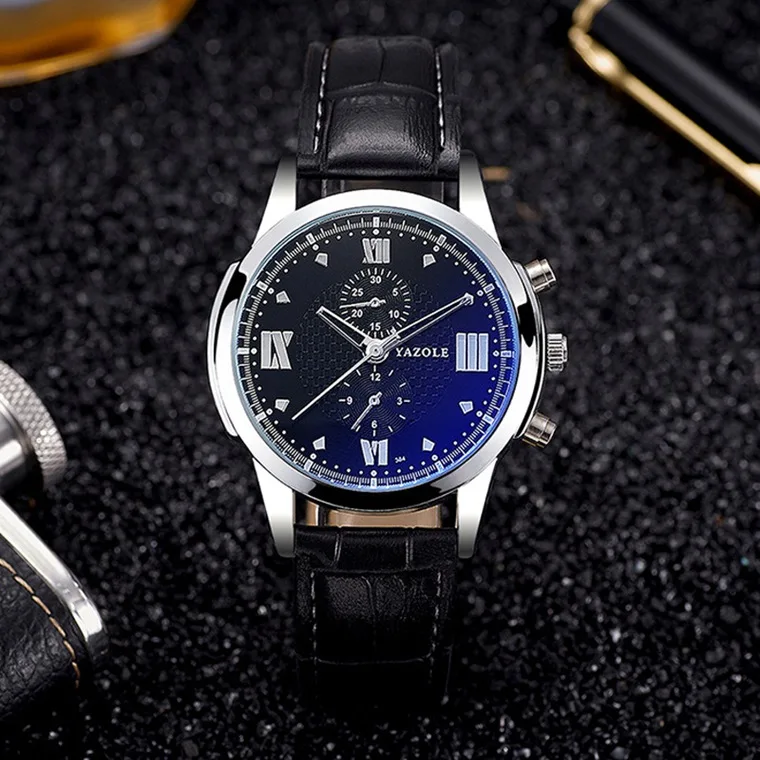 

Hot Sale Luxury Men Watch 2018 Famous Wrist Watch Unique Male Clock Mens Fashion Quartz Wristwatches Hours Two Small Dials