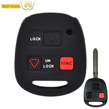 Силиконовый чехол для ключей для Toyota Land Crusier FJ Cruiser для Lexus ES GS LS IS RX SC LX RX400h ES330 RX330 GS300 GS430