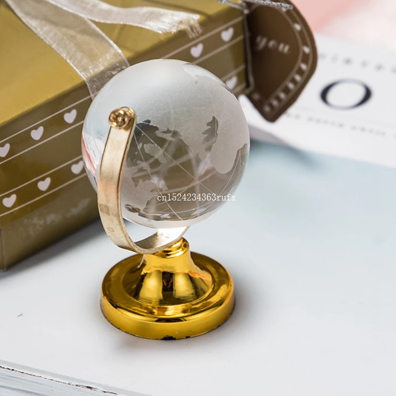 50pcs Delightful Crystal Globe Paperweight Party Crystal Wedding Favors