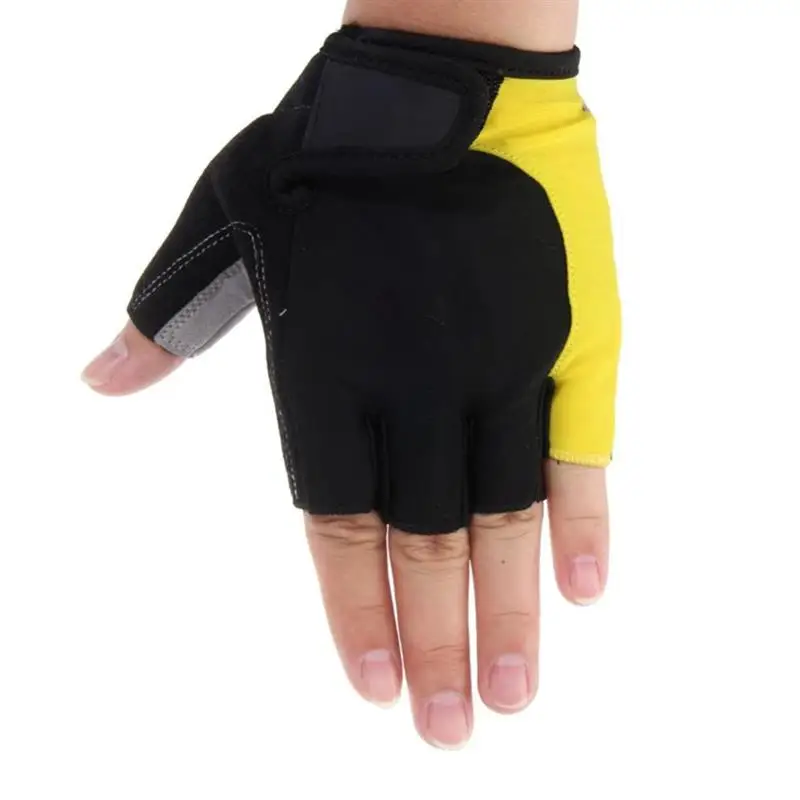 1 пара перчатки для езды на велосипеде с половинным пальцем амортизирующие дышащие велосипедные перчатки для вождения перчатки для горного велосипеда