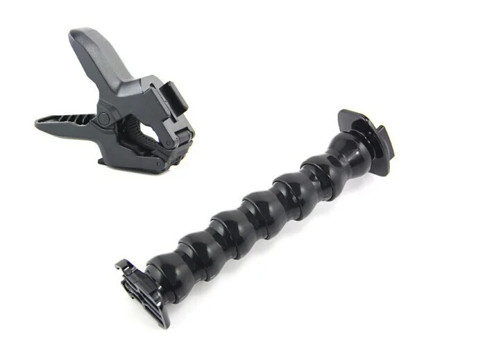 

Gopro Go Pro High Quality Jaws Flex Clamp Mount Adjustable Neck For GoPro Hero 4 3+ 3 sjcam Sj4000 Xiaomi Xiaoyi action camera