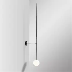 Скандинавский промышленный Линейный Маркер настенный светильник простота настенный прикроватный светильник для чтения настенный