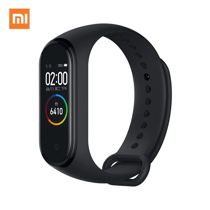 Смарт-браслет Xiaomi Mi Band 4 5 АТМ цветной AMOLED экран 0 95 дюйма Bluetooth | Электроника