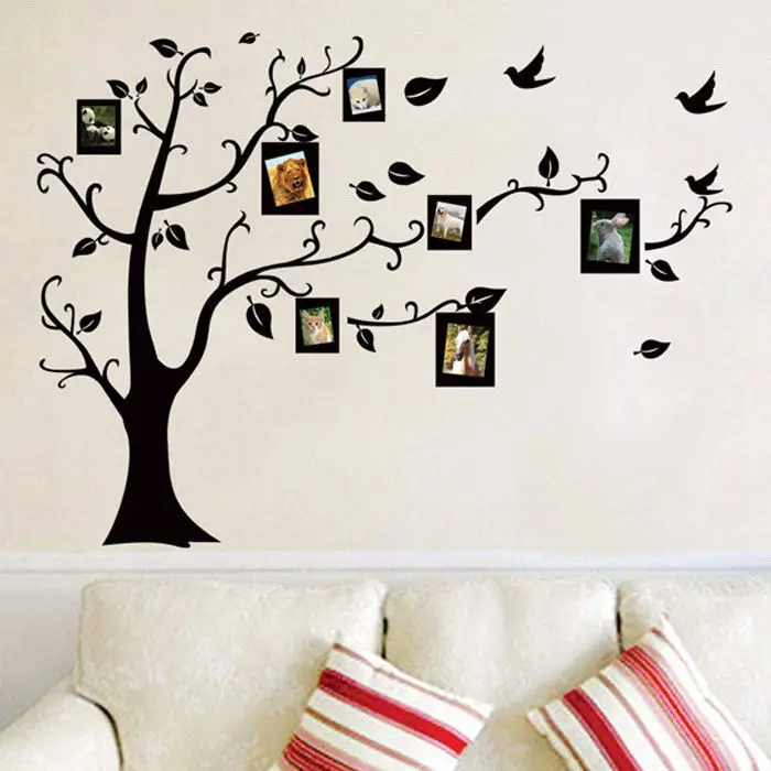 Outstanding family room art feature decor vinyl wall stickers decal 60cm x 140cm