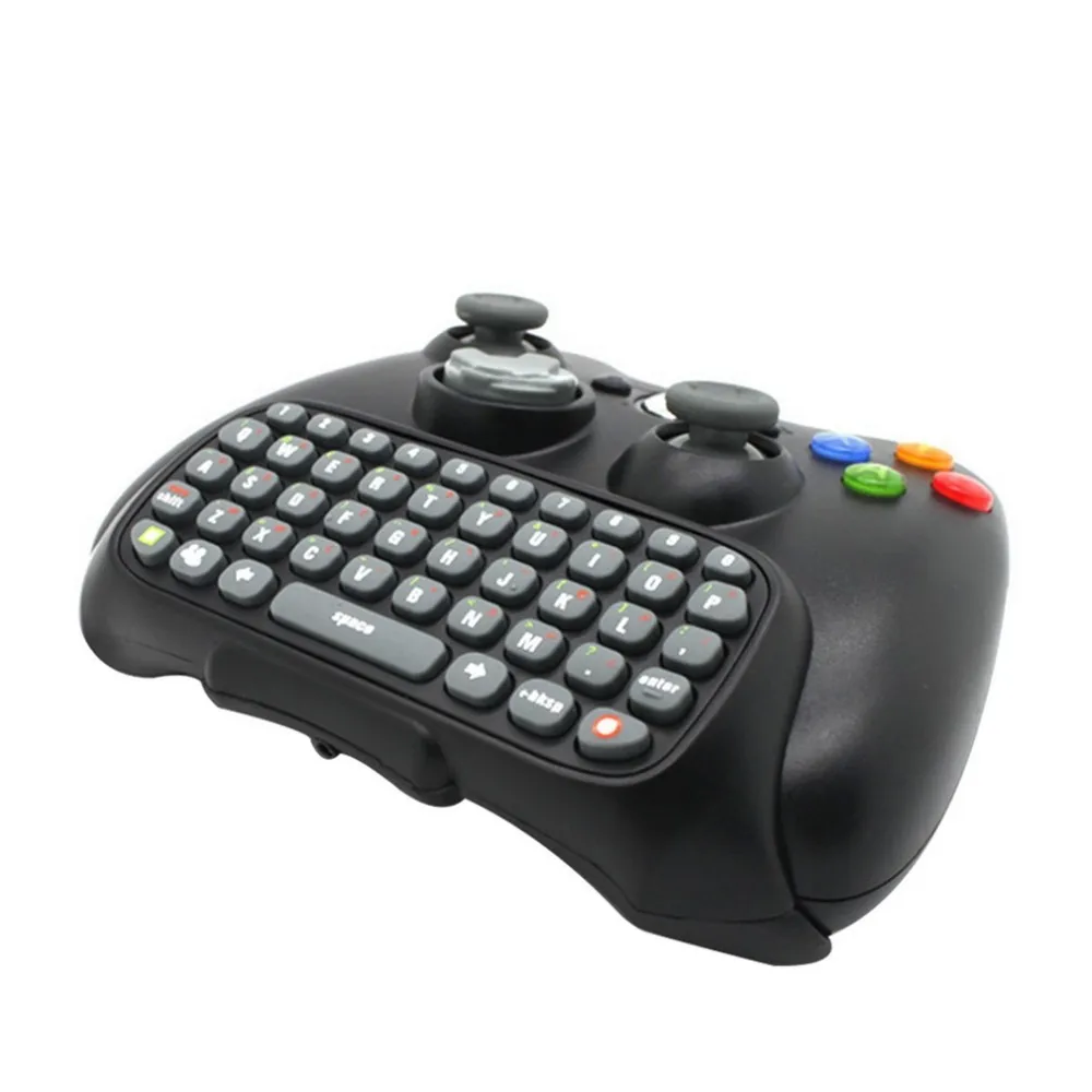 Беспроводной контроллер текст мессенджер Клавиатура Chatpad клавиатура для Xbox 360 игровой контроллер черный с розничной упаковкой