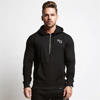 

2018 Mens Running Jackets Workout Sport Coat Outdoor Exercise Training Gym Soft Shell Hooded Quick Dry Jogging Jogger Jacket