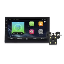 Zeepin 7002 Android 6.0 2 Din Car Radio Player Auto GPS Navigation Bluetooth Car MP5 Player Steering-wheel Rear View Camera WiFi