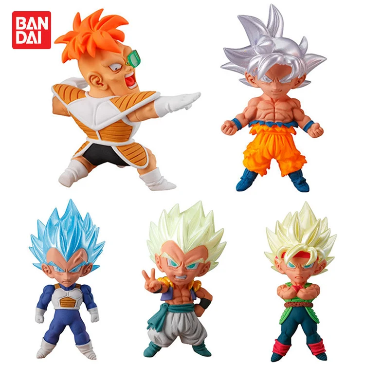 

BANDAI Gashapon PVC Toy Figure UDM BURST 34 - Set of 5 PCS Goku Vegeta Bardock Gotenks Recoom From "Dragon Ball SUPER