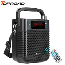 TOPROAD Bluetooth динамик беспроводной стерео сабвуфер тяжелый бас динамик s музыкальный плеер Soundbox поддержка микрофона USB FM радио TF