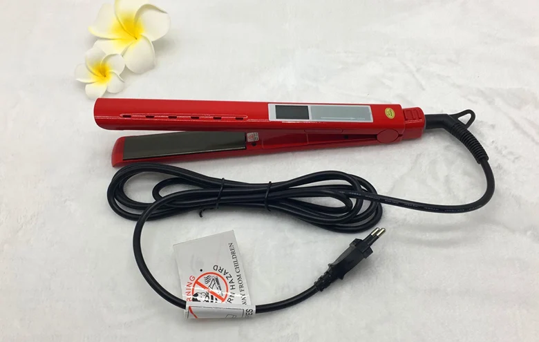 Сенсорный экран ЖК-дисплей выпрямления mch средства быстрое потепление прямые волосы шину colur Красный 100 В-240 В универсальное напряжение