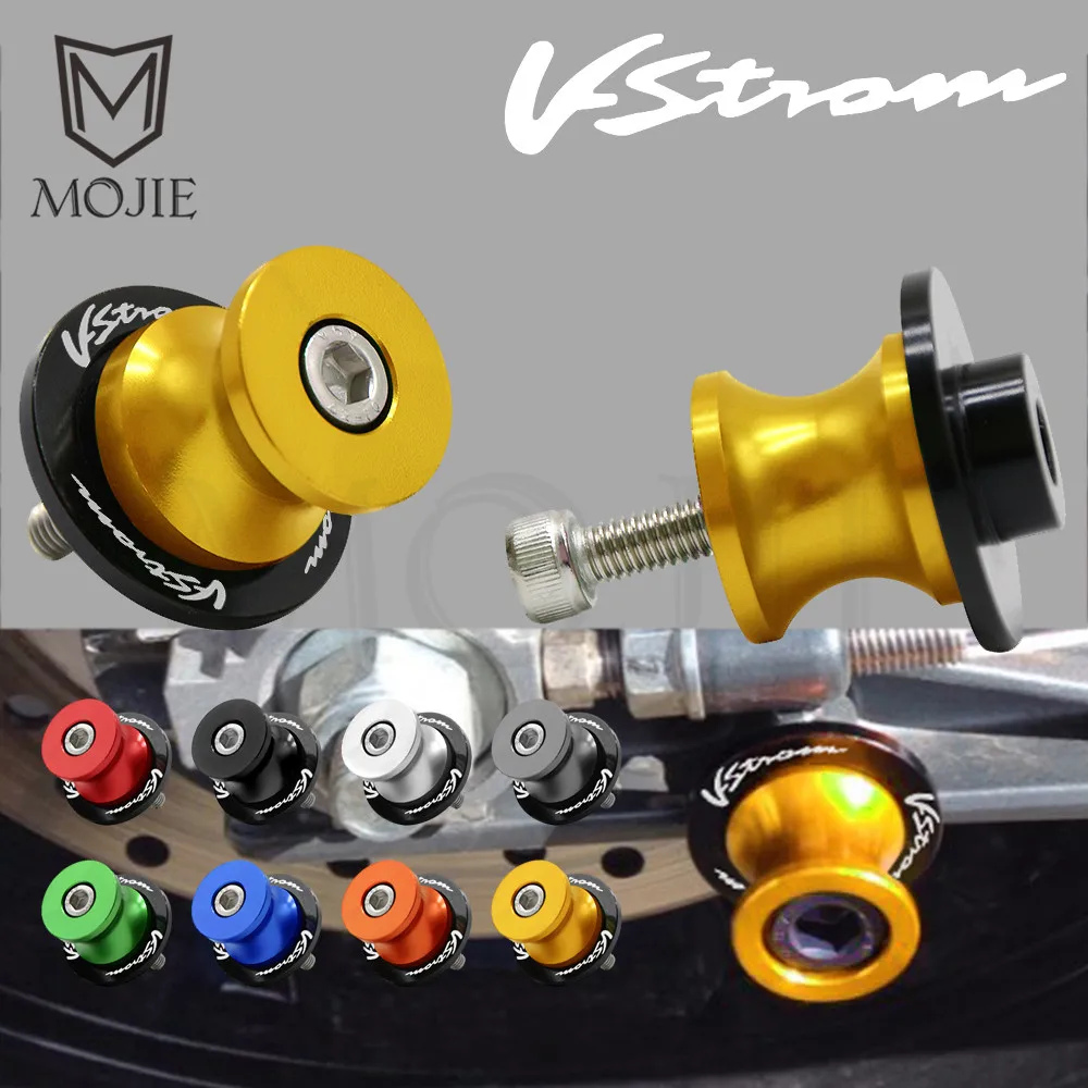 

Swingarm Sliders Spools Rear Swingarm Stand Screws Slider Cover Protector 8mm Motorcycle For SUZUKI V-Strom 1000 650 All Year