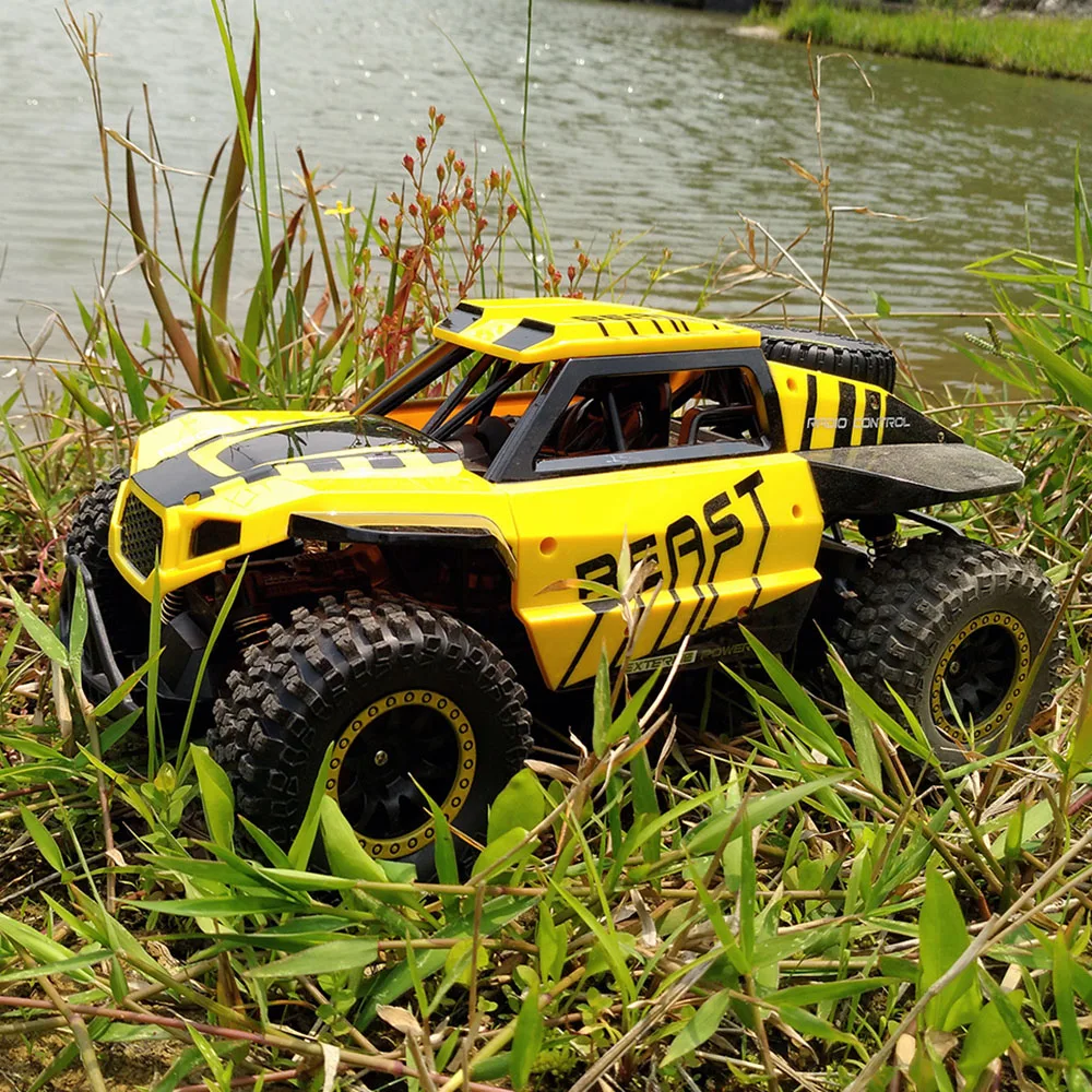 

Flytec SL-146A 1/18 2.4G 4WD 30KM/H RC Car Rock Crawler RC Buggy Car Vehicle RC Toys Gifts With 6V 600mAh Ni-Cd Battery
