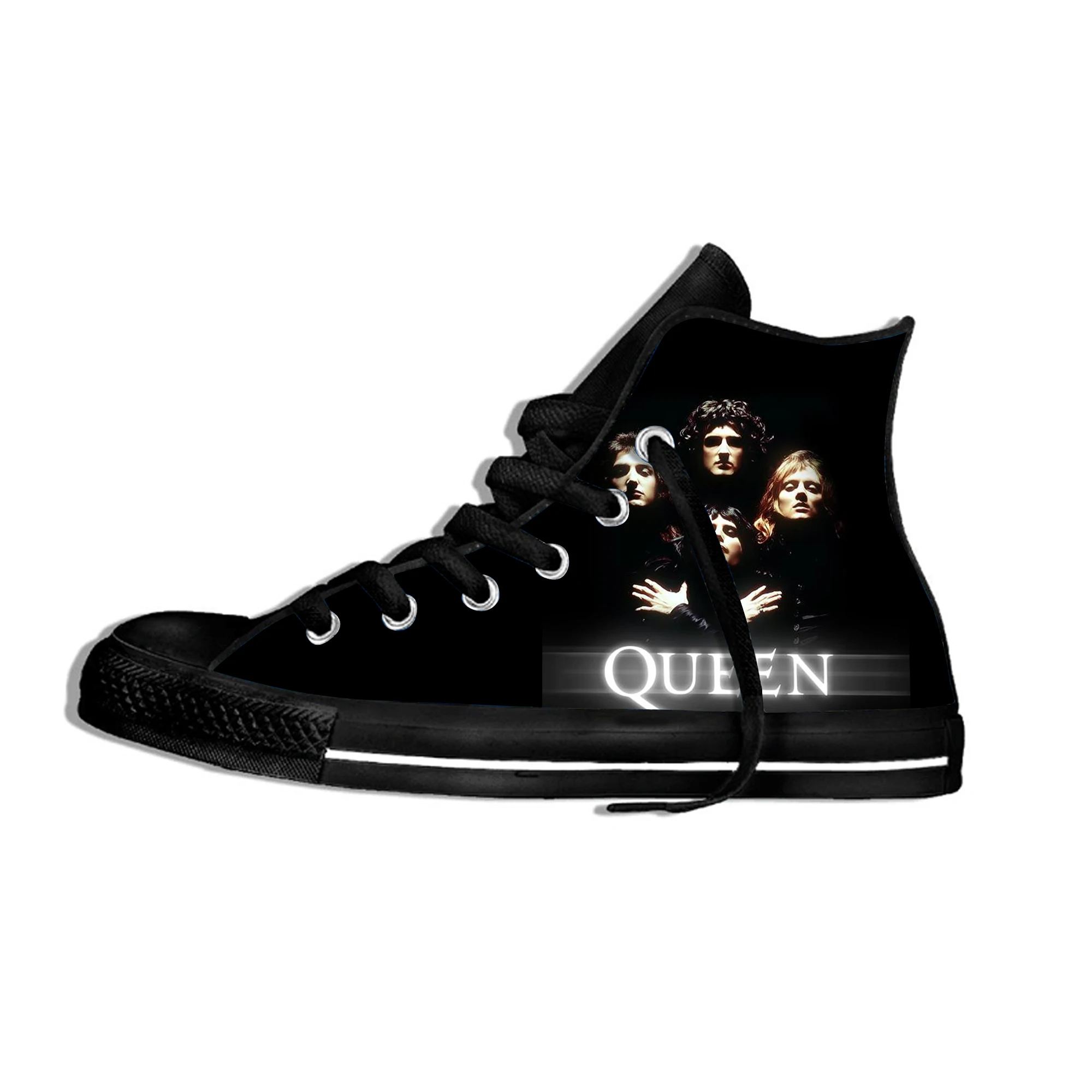 

2019 New Fashion England Rock Music Band Queen Casual Breathable Shoes for Men and Women Unisex Lightweight Shoes