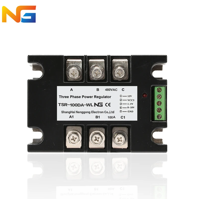 

NG TSR-100DA-WL torque motor speed control regulator three phase DC SCR 4-20mA multiple control signal speed controller module