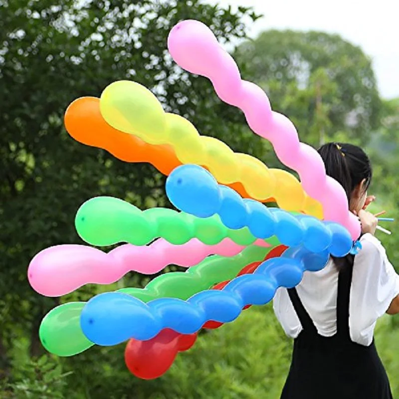 100 шт. разноцветные витые латексные шары 5Z|balloon latex|balloon stickballoon printing |