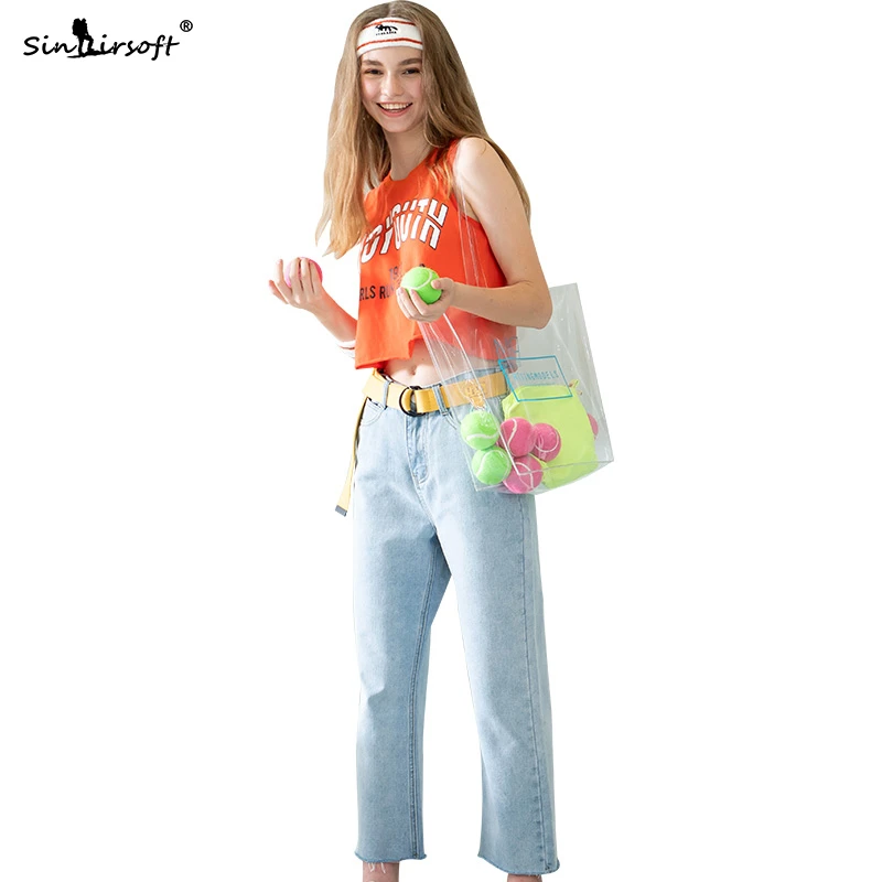 

New Straight Jeans Summer Casual High Waist Jeans Women Loose Fashion Blue Jeans Hip Hop Trend Korean Jeans