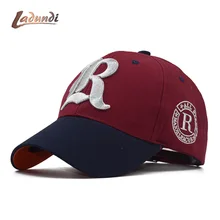 LADUNDI, новинка, для женщин и мужчин, LR, с вышивкой, хлопковые, с 3D вышивкой, бейсболки, для женщин и мужчин, в стиле хип-хоп, бейсболка, регулируемая, кепки