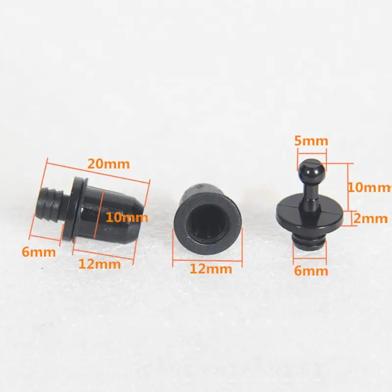 10Pair DIY Audio Speaker Buckles Plastic Speaker Grill Peg Ball Socket Fastener Screw Part Kit for Speaker Accessories