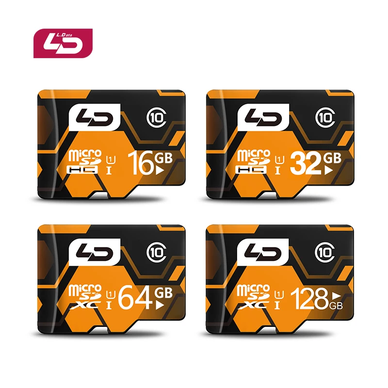 LD High Performance Micro SD cards 8GB/16GB/32GB/64GB/128GB Class 10