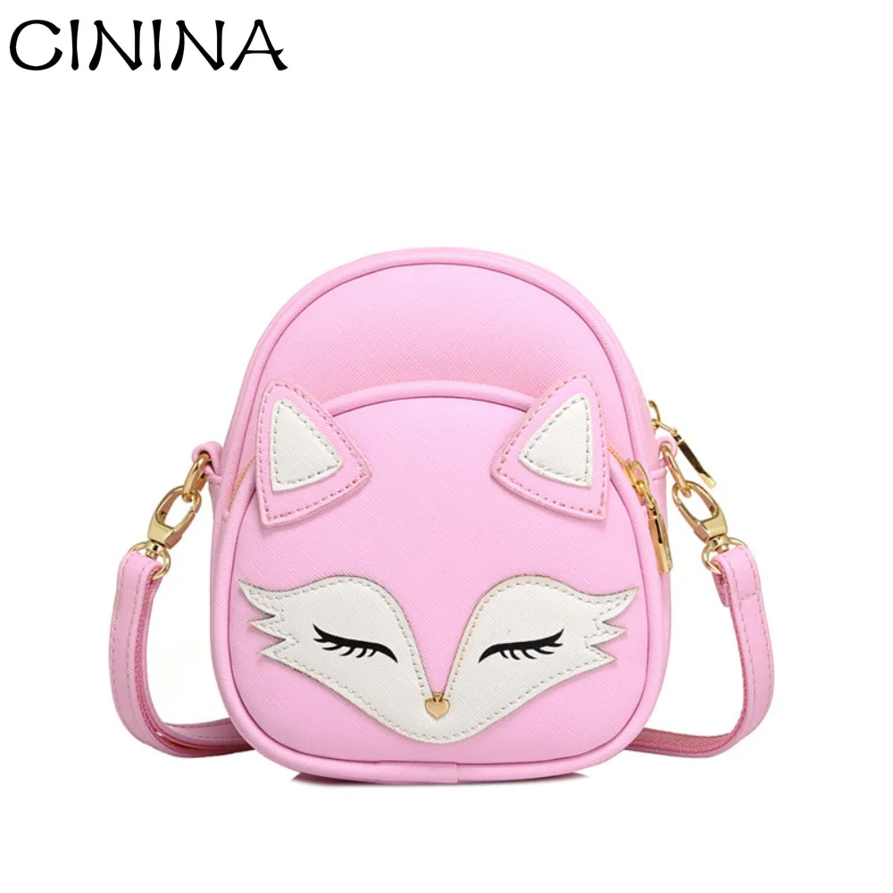 17 Mignon Renard Visage Femmes Sac Bebe Fille Mini Sac A Bandouliere Pour Femmes Cross Body Sacs Lady Pu Sacs A Main En Cuir Mini Sac Aliexpress