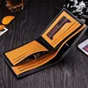Bogesi Short Horizontal Vertical Design Men's Leather Purse Man Wallet Credit Card Holder For Male 4