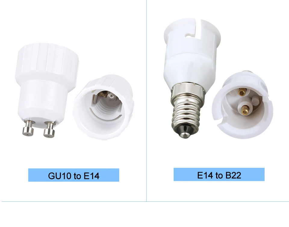 E27 патрон для лампы, гнездо преобразователя E12 E14 GU10 G9 B22 MR16, светодиодный адаптер для преобразования, y-образный разветвитель, огнеупорный для дома