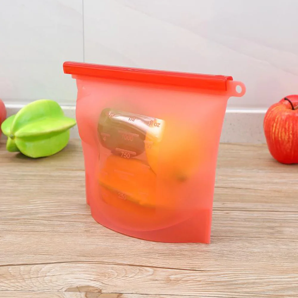 Buy Reusable Silicone Vacuum Food Fresh Bags Wraps
