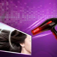 Мощный профессиональный фен для волос мощностью 4000 Вт, регулируемая скорость холодного ветра, фен, быстрая сушка, Фен 220-240 В для дома