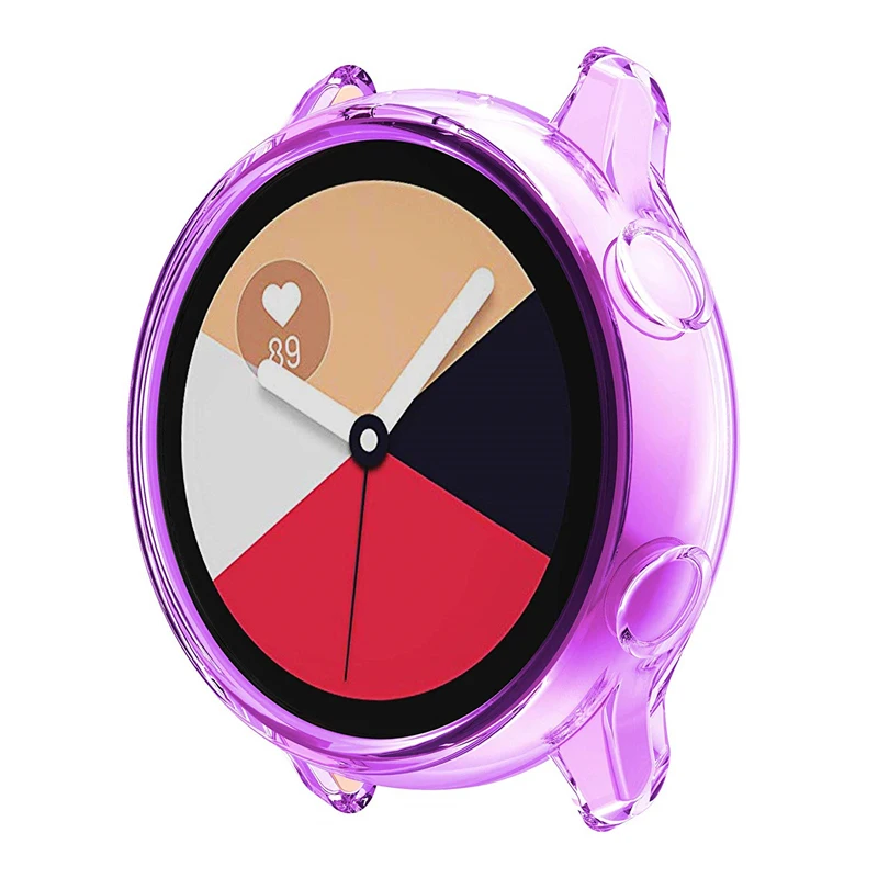 

Silicone TPU Case for Samsung Galaxy Watch Active Protective Ultra-thin Shell Frame Cover for Galaxy Watch Active 40mm SM-R500