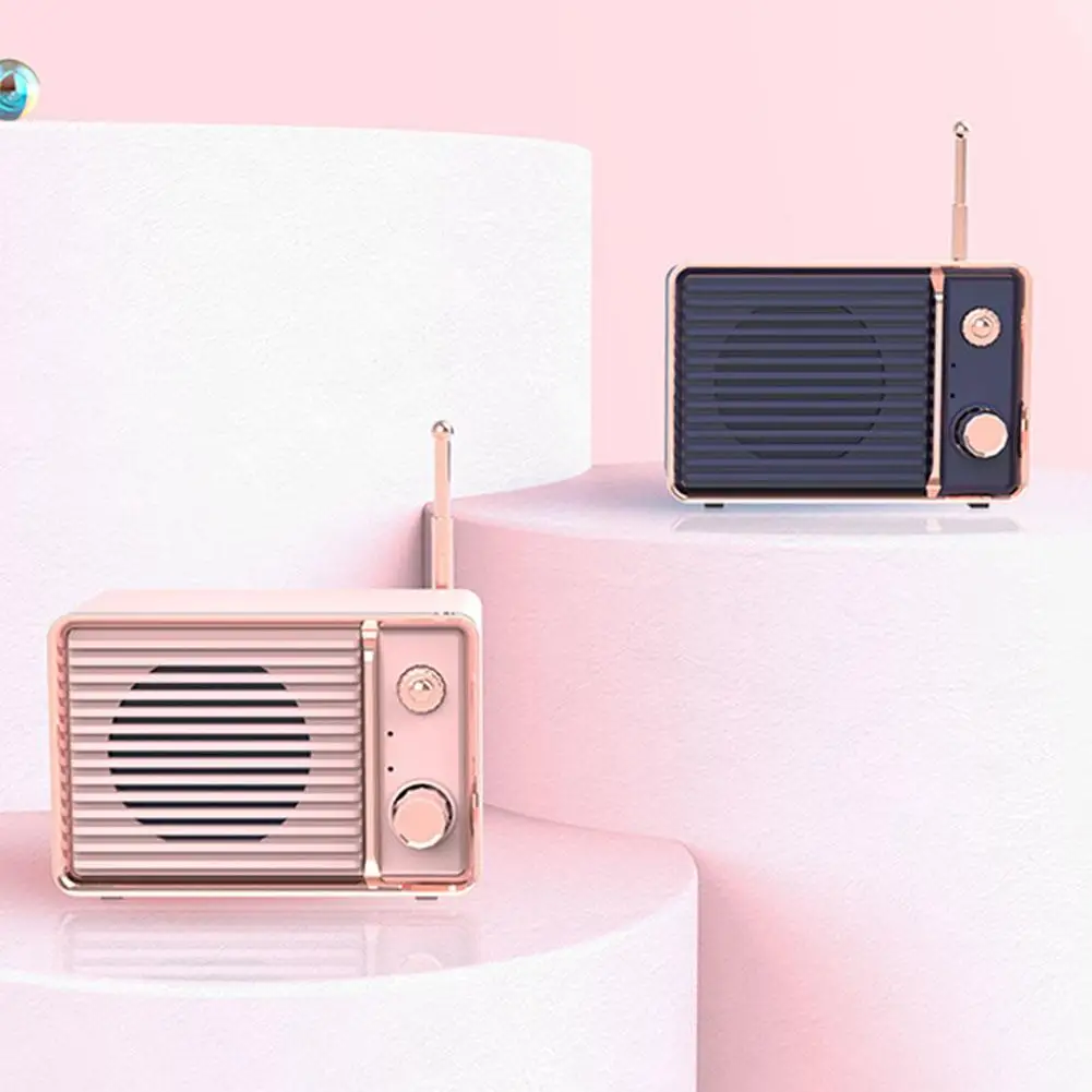 

DW01 Mini Wireless Stereo Speaker, Portable Bluetooth Retro Speaker for Home/Travel/Outdoor Android / iOS Speakers