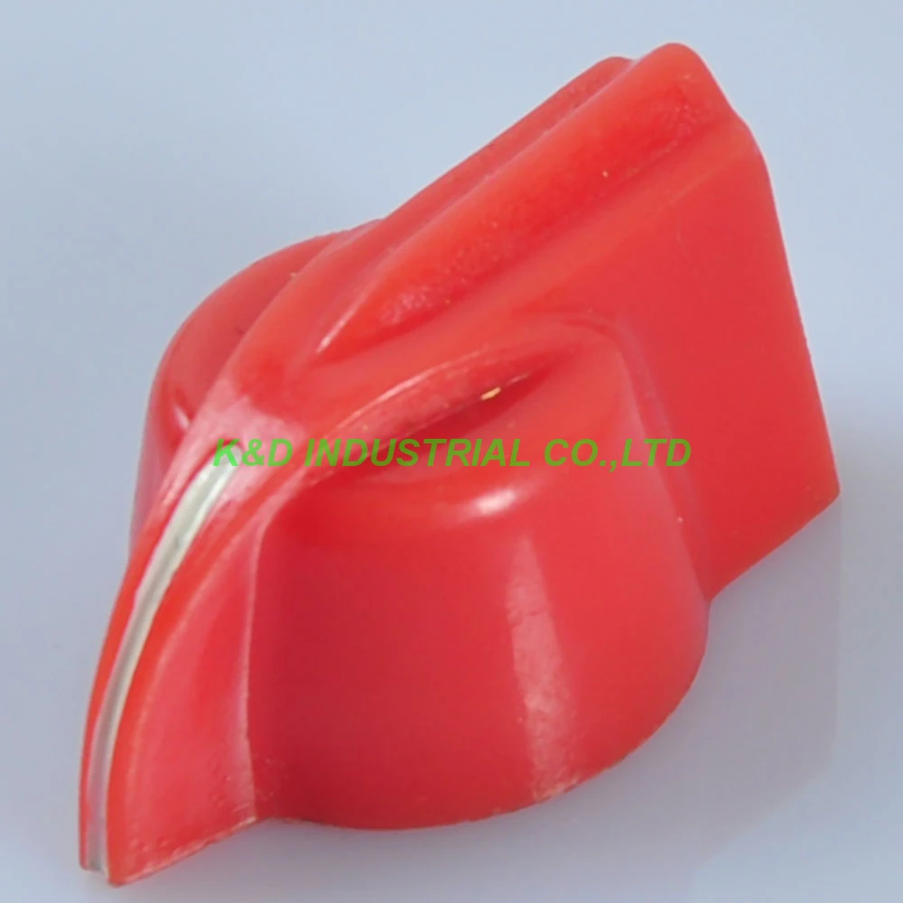 

10pcs Small Red pointer knob for valve radio amplifier guitar pedal 1 4 pots