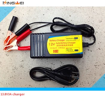 

KingWei Brand New Lead Acid Storage Battery 13.8V 3A Motorcycle Battery Charger US EU UK Plug Charger