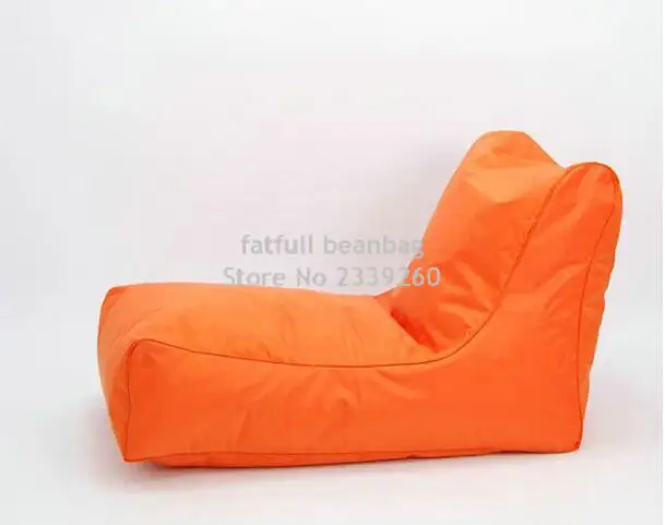 COVER ONLY , no filler-Brown Large Bean Bag Banana Giant indoor/Outdoor Waterproof Bags L -Shape no stuffings inside