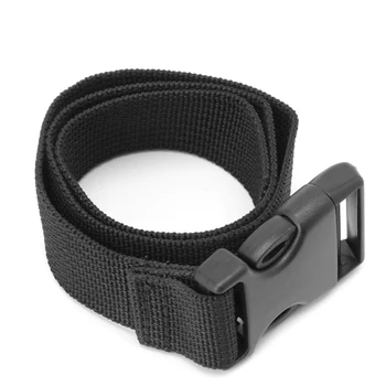 

Outdoor Luggage Bag Belt with Quick Release Buckle Tied Band Fixed Belt Mattress Long Black Lash Nylon Strap Hot Sale