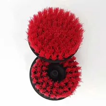 2 шт., 5 дюймов, красная дрель, щетка для скраба, электрическая щетка для чистки ковров, диванов, кожи, пластика, дерева