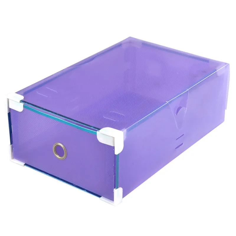 Органайзер для обуви прозрачный пластиковый ящик для хранения обуви прямоугольник PP утолщенный органайзер для обуви ящик коробки для обуви