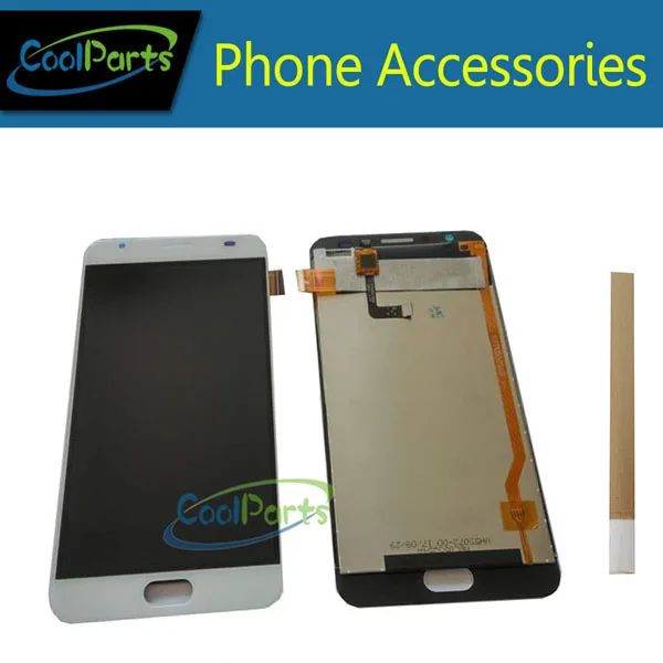 

1PC/Lot 5.5'' For Qukitel K6000 Plus LCD Display+Touch Screen Digitizer Assembly Replacement Part White Color With Tape