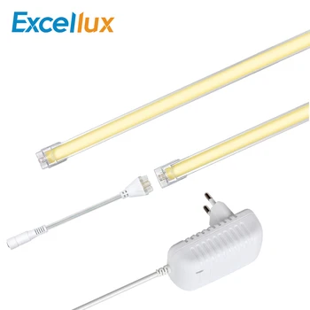 

2PCS x50CM 24V Aluminum Seamless Connecting LED Bar Light Of Kitchen Cabinet Lighting With 1PCS DC Connector+1PCS 24V 1A Adapter