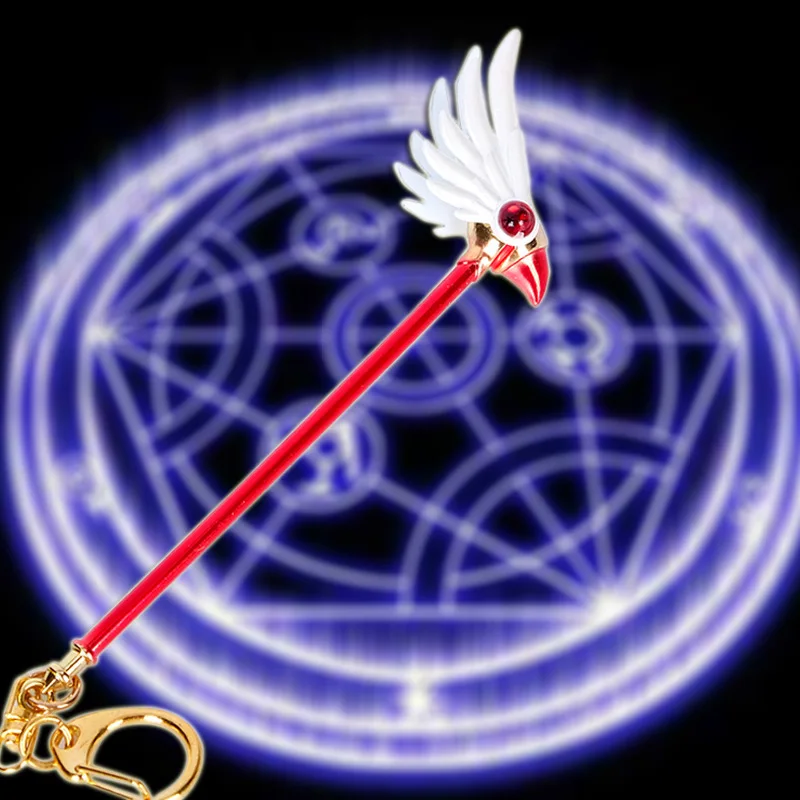 12 см карта Captor Sakura аниме действие напечатанный рисунок голова птицы волшебная