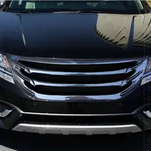 Honda Crosstour Grille And Get Free Shipping On Aliexpress Jioyng Abs Carbon Fiber Chrome Car Front Per Mesh Grille Around Trim Racing Grills For