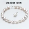 Bracelet en perles d'eau douce blanches naturelles pour femmes, joli Bracelet à brins de perles de Style OL ► Photo 2/5