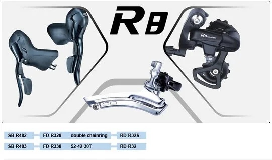 microshift 2*8 3*8 скорость raod переключатель группа переключения+ передний переключатель+ задний переключатель бирка велосипед часть s